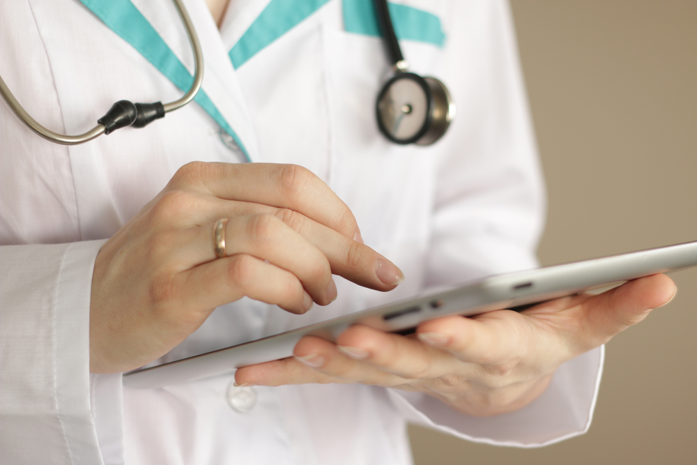 Nurse Holding a Tablet
